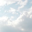 white clouds on blue sky